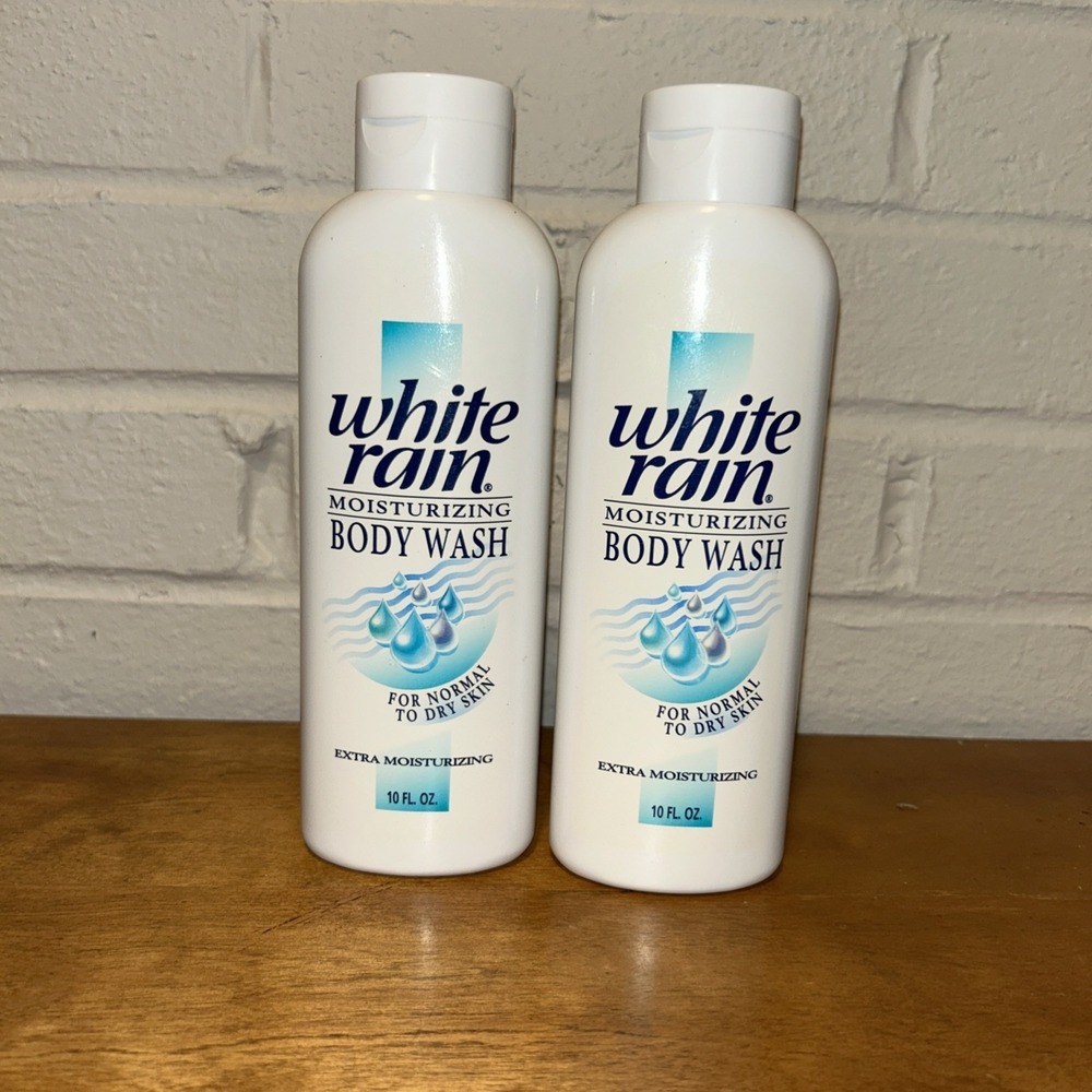 2x‎ Vintage 1996 White Rain Extra Moisturizing Body Wash 10 Oz. Gillette Prop